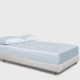 Alice Blue 22 Momme Mulberry Silk Fitted Sheet UK for Sale Alice Blue 22 Momme Mulberry Silk Fitted Sheet UK for Sale