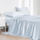 Alice Blue 22 Momme Mulberry Silk Flat Sheet UK for Sale Alice Blue 22 Momme Mulberry Silk Flat Sheet UK for Sale