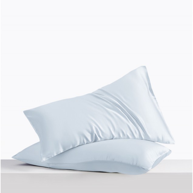 Alice Blue Envelope 22 Momme Mulberry Silk Pillowcase UK for Sale Alice Blue Envelope 22 Momme Mulberry Silk Pillowcase UK for Sale