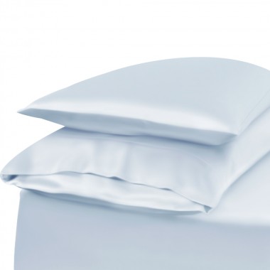 Alice Blue Envelope 22 Momme Mulberry Silk Pillowcase UK for Sale