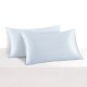 Alice Blue 22 Momme Mulberry Zipper Silk Pillowcase UK for Sale Alice Blue 22 Momme Mulberry Zipper Silk Pillowcase UK for Sale
