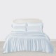 Alice Blue 3 PCS 22 Momme Mulberry Silk Duvet Cover Set UK for Sale Alice Blue 3 PCS 22 Momme Mulberry Silk Duvet Cover Set UK for Sale