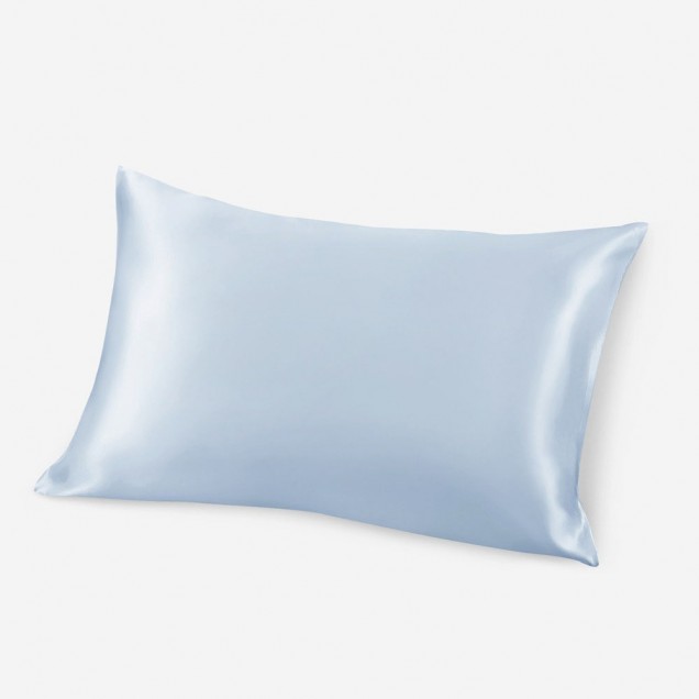 Baby Blue Envelope 22 Momme Mulberry Silk Pillowcase UK for Sale Baby Blue Envelope 22 Momme Mulberry Silk Pillowcase UK for Sale