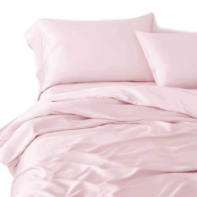 Baby Pink 22 Momme Mulberry Silk Duvet Cover UK for Sale Baby Pink 22 Momme Mulberry Silk Duvet Cover UK for Sale