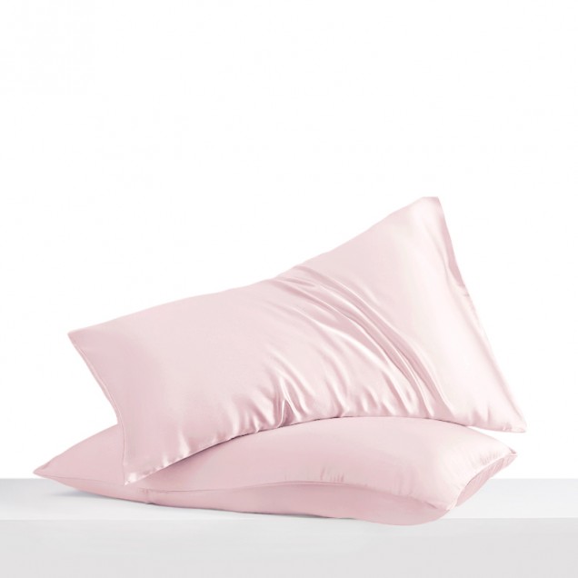 Baby Pink Envelope 22 Momme Mulberry Silk Pillowcase UK for Sale Baby Pink Envelope 22 Momme Mulberry Silk Pillowcase UK for Sale