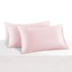 Baby Pink 22 Momme Mulberry Zipper Silk Pillowcase UK for Sale Baby Pink 22 Momme Mulberry Zipper Silk Pillowcase UK for Sale