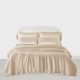 Beige 3 PCS 22 Momme Mulberry Silk Duvet Cover Set UK for Sale Beige 3 PCS 22 Momme Mulberry Silk Duvet Cover Set UK for Sale