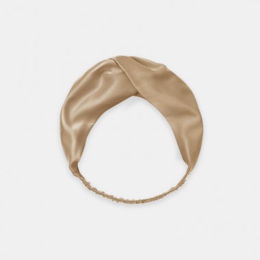 Beige Mulberry Silk Headband UK for Sale