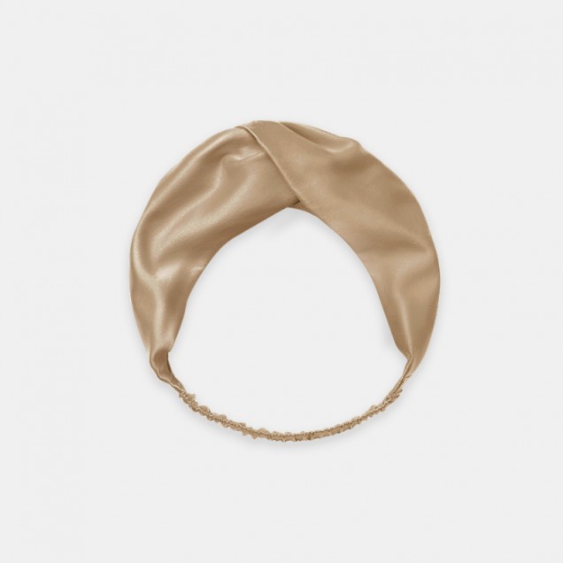 Beige Mulberry Silk Headband UK for Sale Beige Mulberry Silk Headband UK for Sale