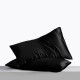 Black Envelope 22 Momme Mulberry Silk Pillowcase UK for Sale Black Envelope 22 Momme Mulberry Silk Pillowcase UK for Sale