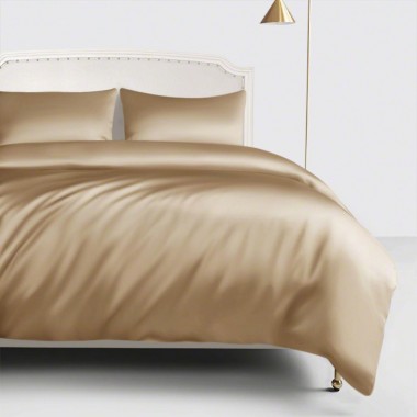 Cappuccino 22 Momme Mulberry Silk Duvet Cover UK for Sale