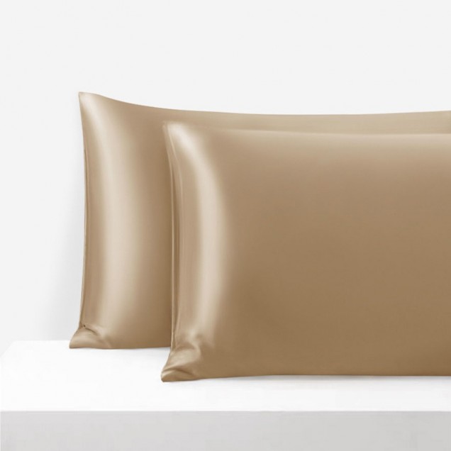 Cappuccino Envelope 22 Momme Mulberry Silk Pillowcase UK for Sale Cappuccino Envelope 22 Momme Mulberry Silk Pillowcase UK for Sale