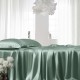 Celadon Green 22 Momme Mulberry Silk Fitted Sheet UK for Sale
