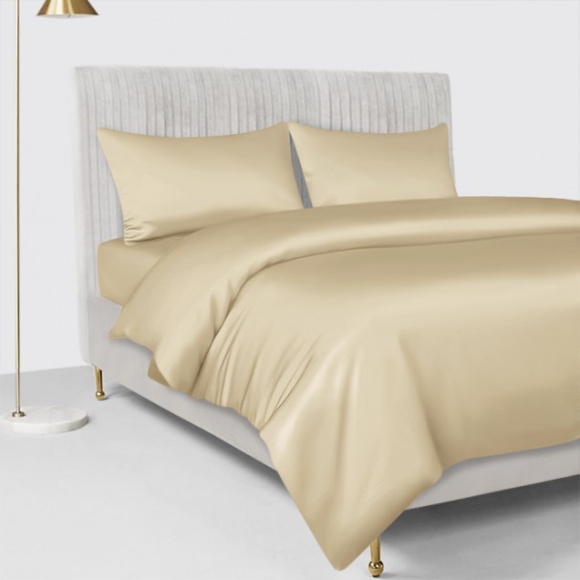 Champagne 22 Momme Mulberry Silk Duvet Cover UK for Sale Champagne 22 Momme Mulberry Silk Duvet Cover UK for Sale