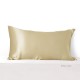 Champagne 22 Momme Mulberry Zipper Silk Pillowcase UK for Sale Champagne 22 Momme Mulberry Zipper Silk Pillowcase UK for Sale
