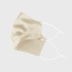 Champagne & White Double-Sided 22 Momme Silk Face Mask UK for Sale