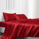 Cherry 22 Momme Mulberry Silk Flat Sheet UK for Sale Cherry 22 Momme Mulberry Silk Flat Sheet UK for Sale
