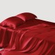 Cherry 22 Momme Mulberry Silk Flat Sheet UK for Sale Cherry 22 Momme Mulberry Silk Flat Sheet UK for Sale