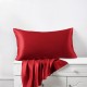 Cherry 22 Momme Mulberry Zipper Silk Pillowcase UK for Sale Cherry 22 Momme Mulberry Zipper Silk Pillowcase UK for Sale