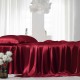 Claret 22 Momme Mulberry Silk Flat Sheet UK for Sale Claret 22 Momme Mulberry Silk Flat Sheet UK for Sale