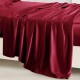 Claret 22 Momme Mulberry Silk Flat Sheet UK for Sale Claret 22 Momme Mulberry Silk Flat Sheet UK for Sale