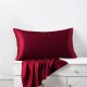 Claret Envelope 22 Momme Mulberry Silk Pillowcase UK for Sale Claret Envelope 22 Momme Mulberry Silk Pillowcase UK for Sale