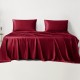 Claret 22 Momme Mulberry Silk Sheet Set UK for Sale Claret 22 Momme Mulberry Silk Sheet Set UK for Sale