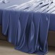 Dark Blue 22 Momme Mulberry Silk Flat Sheet UK for Sale Dark Blue 22 Momme Mulberry Silk Flat Sheet UK for Sale