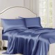 Dark Blue 22 Momme Mulberry Silk Flat Sheet UK for Sale Dark Blue 22 Momme Mulberry Silk Flat Sheet UK for Sale