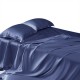 Dark Blue 22 Momme Mulberry Silk Sheet Set UK for Sale Dark Blue 22 Momme Mulberry Silk Sheet Set UK for Sale