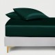 Dark Green 22 Momme Mulberry Silk Fitted Sheet UK for Sale Dark Green 22 Momme Mulberry Silk Fitted Sheet UK for Sale