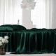 Dark Green 22 Momme Mulberry Silk Sheet Set UK for Sale Dark Green 22 Momme Mulberry Silk Sheet Set UK for Sale