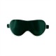 Dark Green & Ivory Suede Rose Silk Eye Mask UK for Sale Dark Green & Ivory Suede Rose Silk Eye Mask UK for Sale