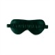 Dark Green & Ivory Suede Rose Silk Eye Mask UK for Sale Dark Green & Ivory Suede Rose Silk Eye Mask UK for Sale