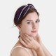 Dark Purple & Ivory Silk Headband UK for Sale Dark Purple & Ivory Silk Headband UK for Sale