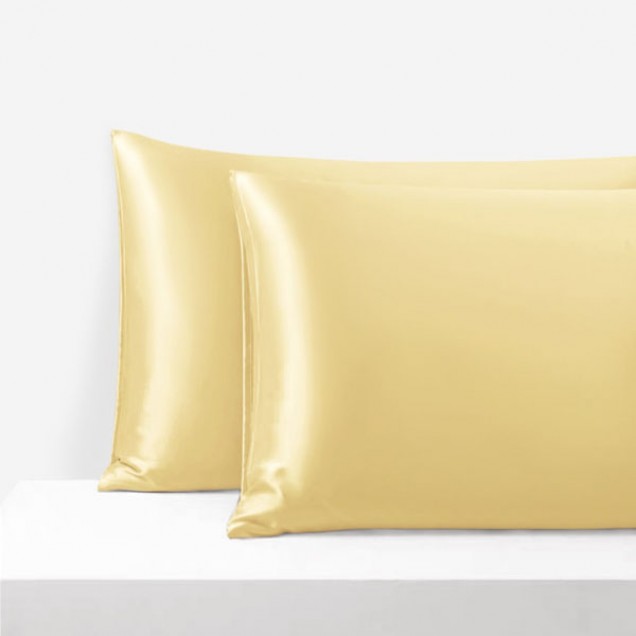 Gold Envelope 22 Momme Mulberry Silk Pillowcase UK for Sale Gold Envelope 22 Momme Mulberry Silk Pillowcase UK for Sale