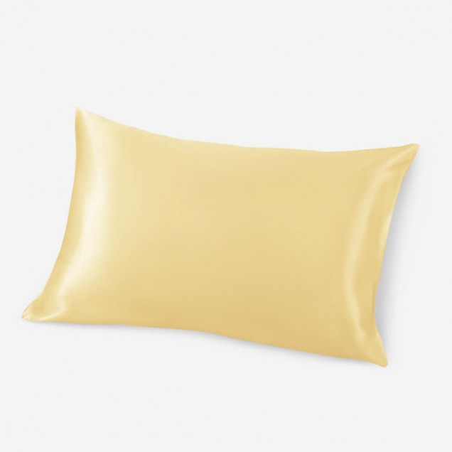 Gold 22 Momme Mulberry Zipper Silk Pillowcase UK for Sale Gold 22 Momme Mulberry Zipper Silk Pillowcase UK for Sale