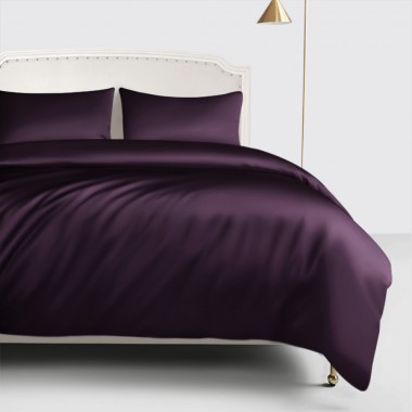 Grape 22 Momme Mulberry Silk Duvet Cover UK for Sale