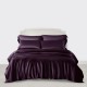 Grape 3 PCS 22 Momme Mulberry Silk Duvet Cover Set UK for Sale Grape 3 PCS 22 Momme Mulberry Silk Duvet Cover Set UK for Sale