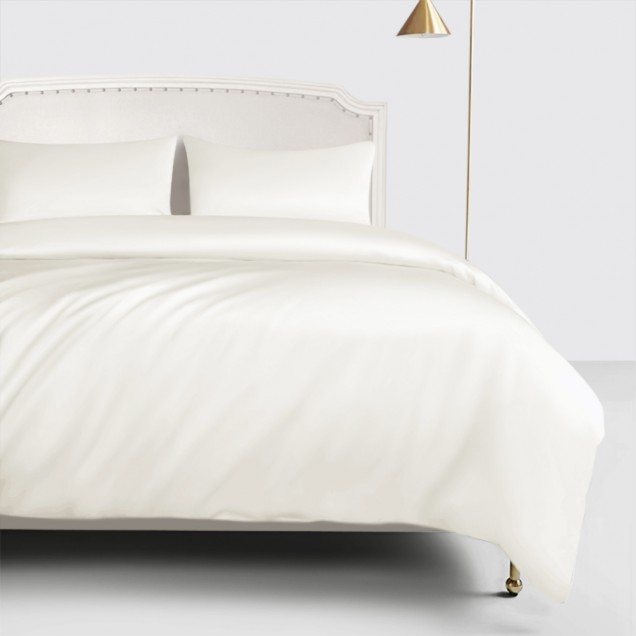 Ivory 22 Momme Mulberry Silk Duvet Cover UK for Sale Ivory 22 Momme Mulberry Silk Duvet Cover UK for Sale