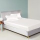 Ivory 22 Momme Mulberry Silk Fitted Sheet UK for Sale Ivory 22 Momme Mulberry Silk Fitted Sheet UK for Sale
