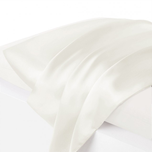 Ivory Envelope 22 Momme Mulberry Silk Pillowcase UK for Sale Ivory Envelope 22 Momme Mulberry Silk Pillowcase UK for Sale
