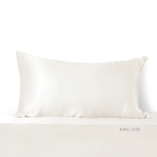 Ivory 22 Momme Mulberry Zipper Silk Pillowcase UK for Sale Ivory 22 Momme Mulberry Zipper Silk Pillowcase UK for Sale