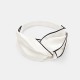 Ivory & Black Silk Headband UK for Sale Ivory & Black Silk Headband UK for Sale