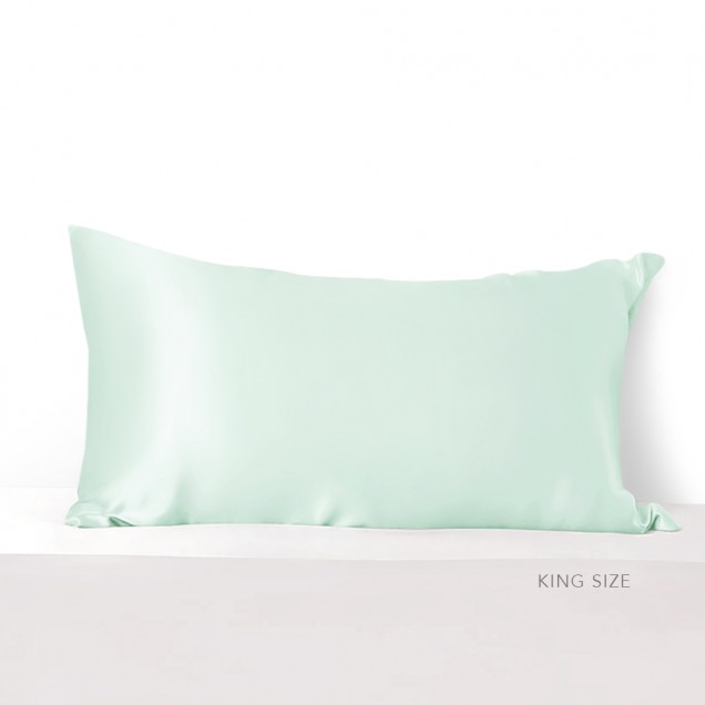 Light Cyan Envelope 22 Momme Mulberry Silk Pillowcase UK for Sale Light Cyan Envelope 22 Momme Mulberry Silk Pillowcase UK for Sale