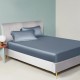 Misty Blue 22 Momme Mulberry Silk Sheet Set UK for Sale Misty Blue 22 Momme Mulberry Silk Sheet Set UK for Sale
