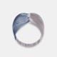 Misty Blue & Silver Mulberry Silk Headband UK for Sale Misty Blue & Silver Mulberry Silk Headband UK for Sale