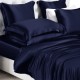 Navy 22 Momme Mulberry Silk Duvet Cover UK for Sale Navy 22 Momme Mulberry Silk Duvet Cover UK for Sale