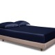 Navy 22 Momme Mulberry Silk Fitted Sheet UK for Sale