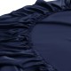 Navy 22 Momme Mulberry Silk Fitted Sheet UK for Sale